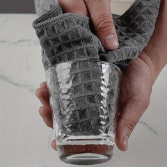 3pcs Waffle Rag Kitchen Dishwashing Cloth - Cleaning Supplies