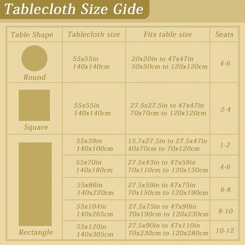Polyester Tablecloth Rectangle Solid Fabric Table Cloth Plain Coffee Tablecover