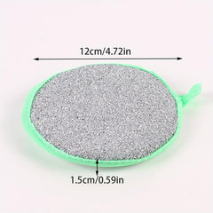 5pcs Cleaning Brush Scouring Pad Double Sided Sponge Dishwashing Brushes