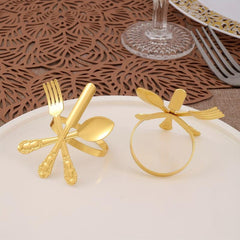 6pcs Farmhouse Metal Napkin Buckle for Wedding Table Decor
