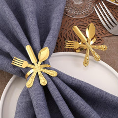 6pcs Farmhouse Metal Napkin Buckle for Wedding Table Decor