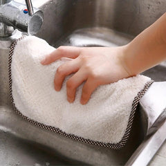 Absorbent Microfiber Dish Towels x30: Kitchen Cleaning Towel