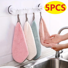 Absorbent Microfiber Dish Towels x30: Kitchen Cleaning Towel