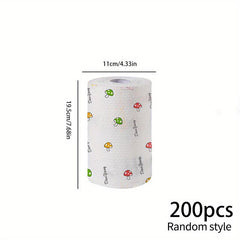 Disposable Dual Use Dishcloth 100/200/400pcs Thickened Cleaning Drying
