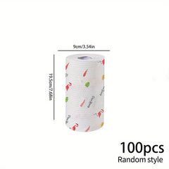 Disposable Dual Use Dishcloth 100/200/400pcs Thickened Cleaning Drying