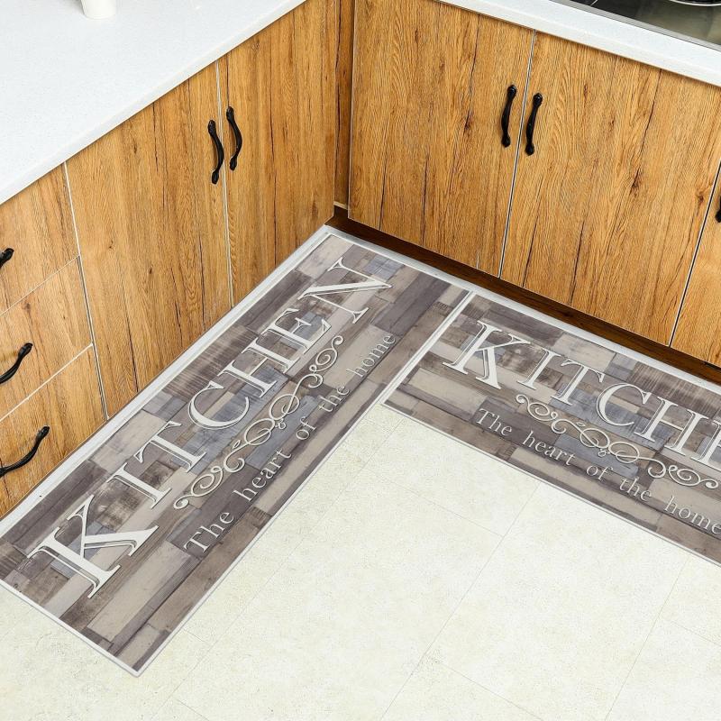 Kitchen Rug 1pc Non Slip Stain Resistant Waterproof
