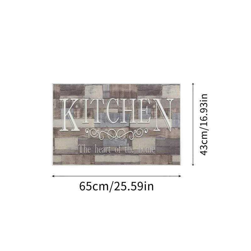Kitchen Rug 1pc Non Slip Stain Resistant Waterproof