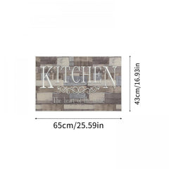 Kitchen Rug 1pc Non Slip Stain Resistant Waterproof