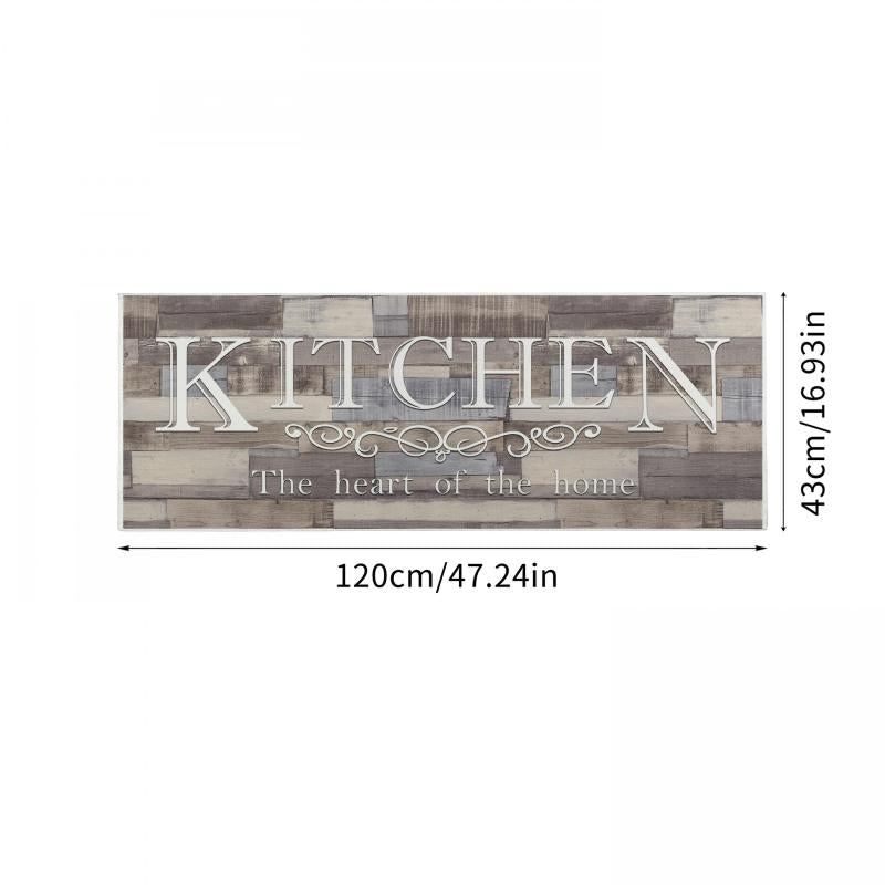 Kitchen Rug 1pc Non Slip Stain Resistant Waterproof