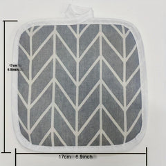 6pcs Cotton Kitchen Gloves Set Heat Insulation Mat Oven Mitts And Pot Holder