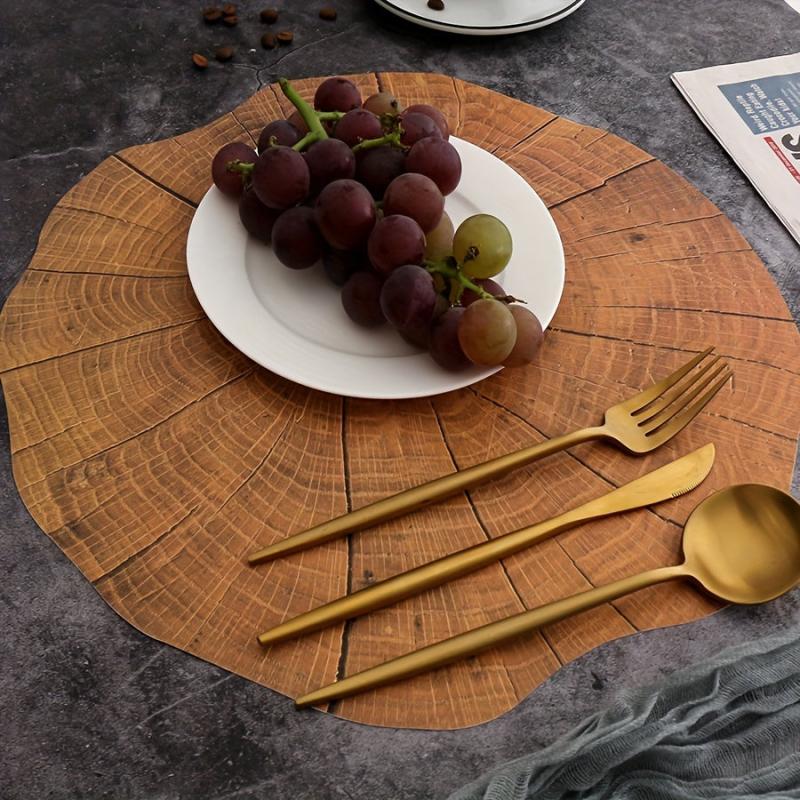 Plastic Place Mat Durable for Kitchen Decor 6/12pcs