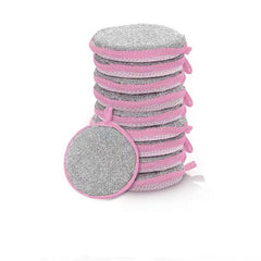 Double Sided Dish Towel Sponge Wipe Kitchen Cleaning Cloth 20pcs