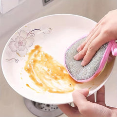Double Sided Dish Towel Sponge Wipe Kitchen Cleaning Cloth 20pcs