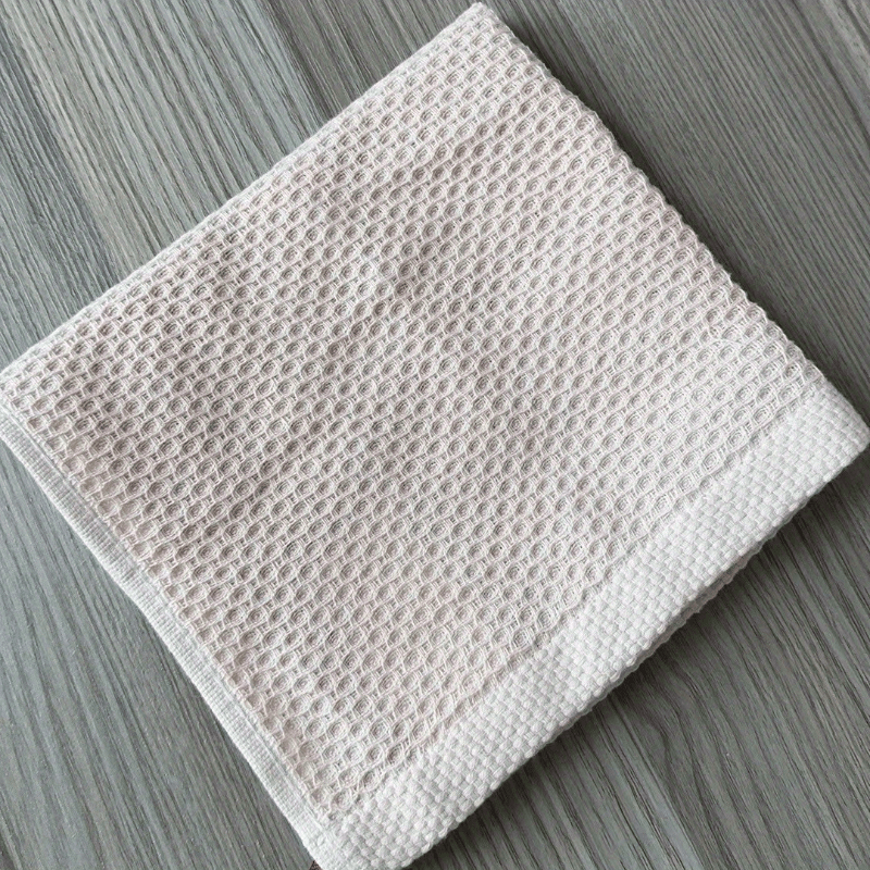 Soft Honeycomb Square Dish Towel for Kitchen Cleaning