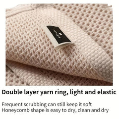 Soft Honeycomb Square Dish Towel for Kitchen Cleaning
