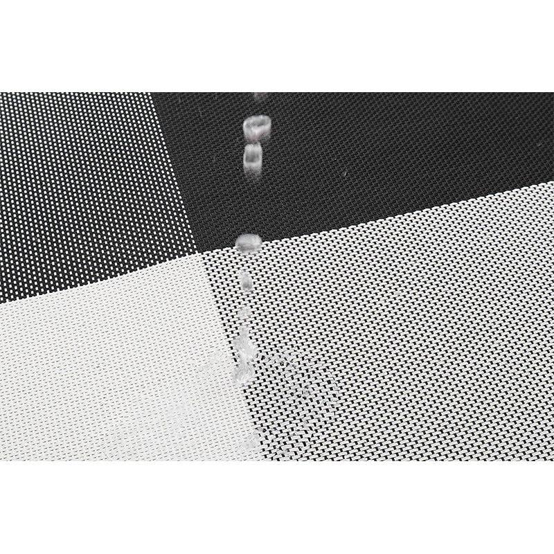 4pcs PVC Placemats Washable Table Mats Heat Insulation Braided Vinyl Kitchen Dec