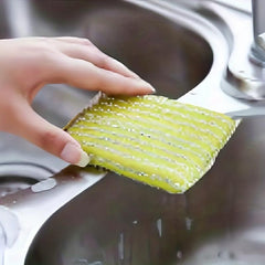 20pcs Scouring Pads Non Scratch Cleaning Sponges For Pots Pans Plates Cutlery