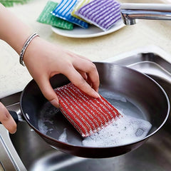 20pcs Scouring Pads Non Scratch Cleaning Sponges For Pots Pans Plates Cutlery