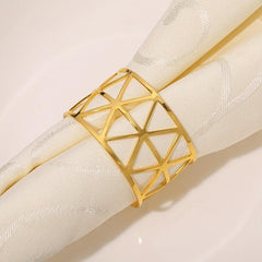 12pcs Embroidered Napkin Ring Napkin Buckle Napkin Holder