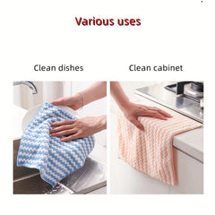 Soft & Absorbent Kitchen Dishcloths Fast Drying Microfiber Towels