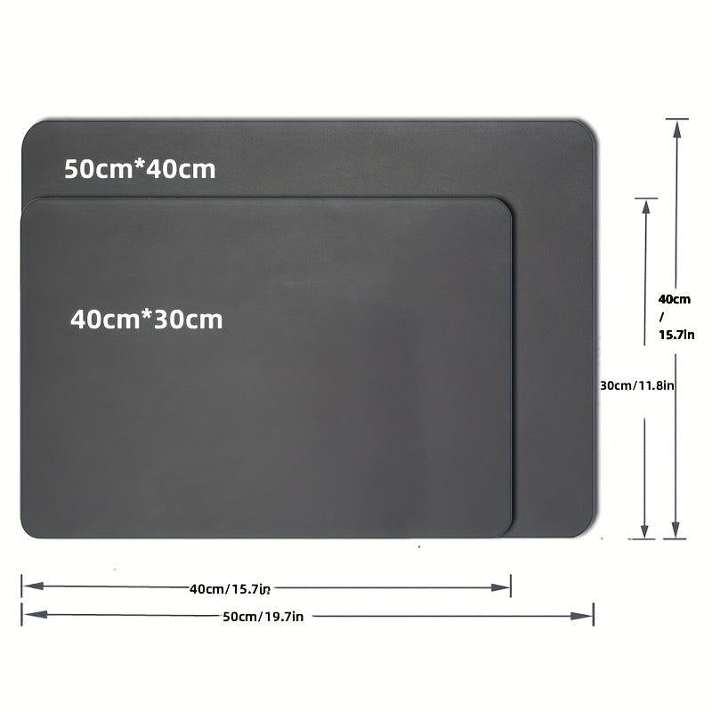 Absorbent Dish Drying Mat Heat Resistant Non slip Placemat
