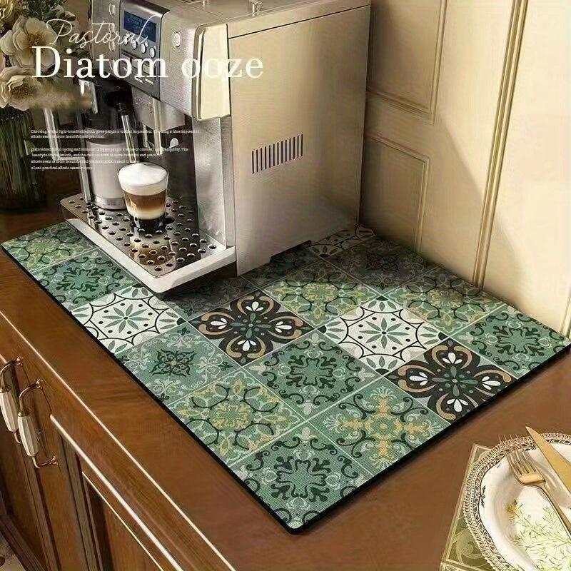Absorbent Dish Drying Mat Heat Resistant Non slip Placemat