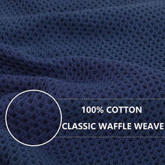 4pcs Square Cotton Dish Towels Waffle Woven Kitchen Cloth Soft Absorbent