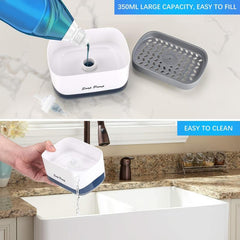 2 in 1 Dish Soap Dispenser With Sponge Holder