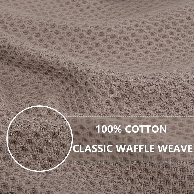 4pcs Waffle Weave Dish Cloths Absorbent Towels Scouring Pad