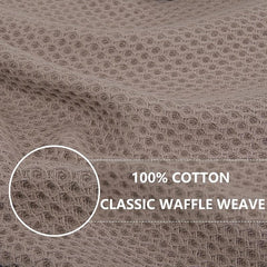 4pcs Waffle Weave Dish Cloths Absorbent Towels Scouring Pad