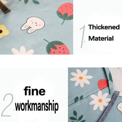 Floral Cooking Apron with Pocket Waterproof for Baking Chef Kitchen