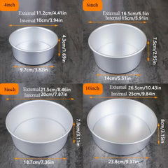 Round Movable Bottom Cake Mold Chiffon Cake Mold Anti sticking