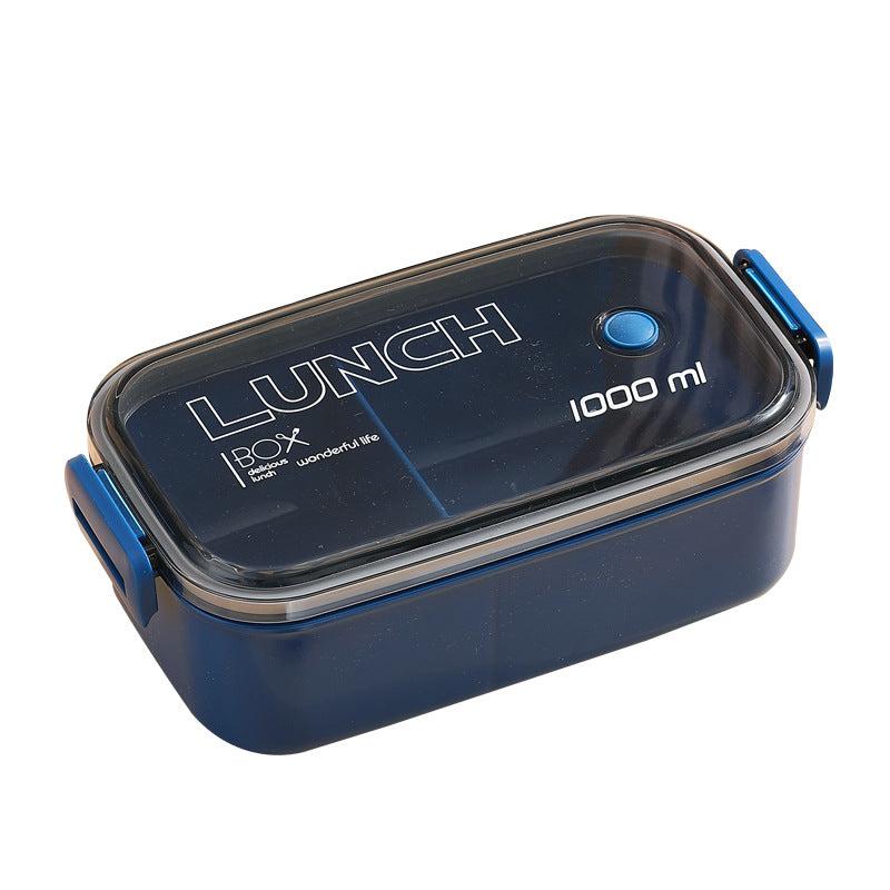 Microwave Safe 2 Compartment Lunch Box for Students and Office Workers