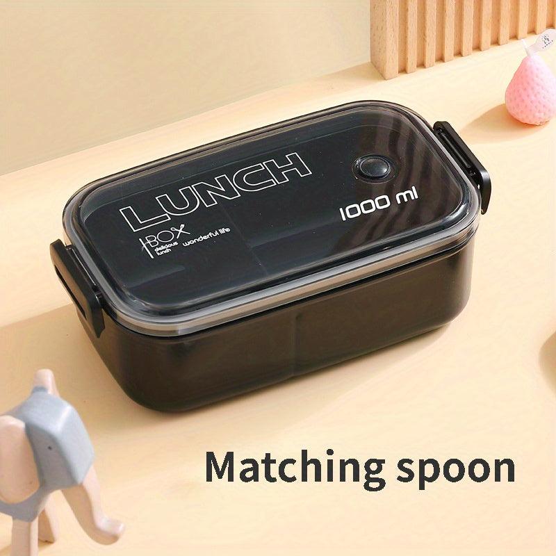 Microwave Safe 2 Compartment Lunch Box for Students and Office Workers