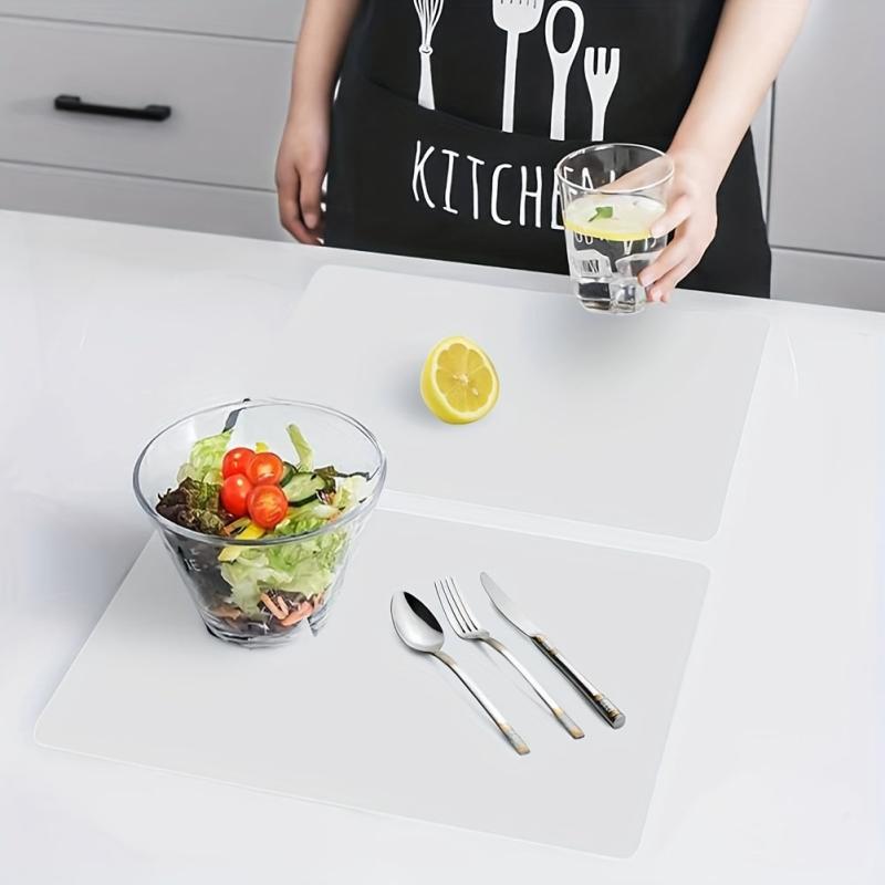 Transparent Square Placemat Waterproof Cabinet Drawer Mat