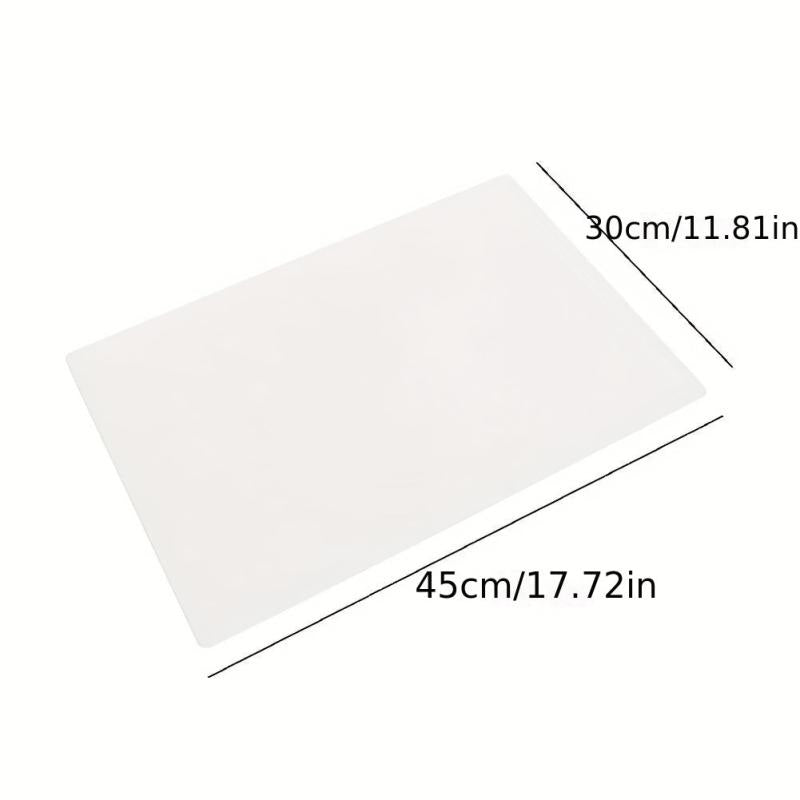 Transparent Square Placemat Waterproof Cabinet Drawer Mat
