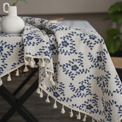 Plum Blossom Tablecloth Waterproof Washable Table Cover