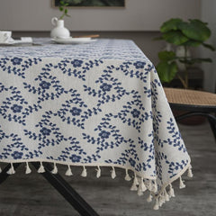 Plum Blossom Tablecloth Waterproof Washable Table Cover