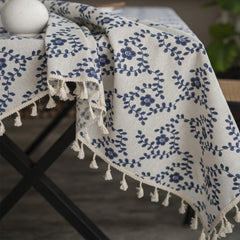Plum Blossom Tablecloth Waterproof Washable Table Cover