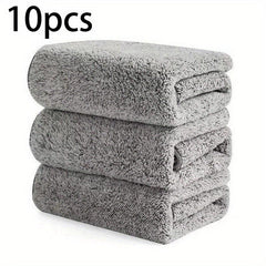 Bamboo Washcloths Towel Set Dish Cleaning Rag Microfiber Dishcloths