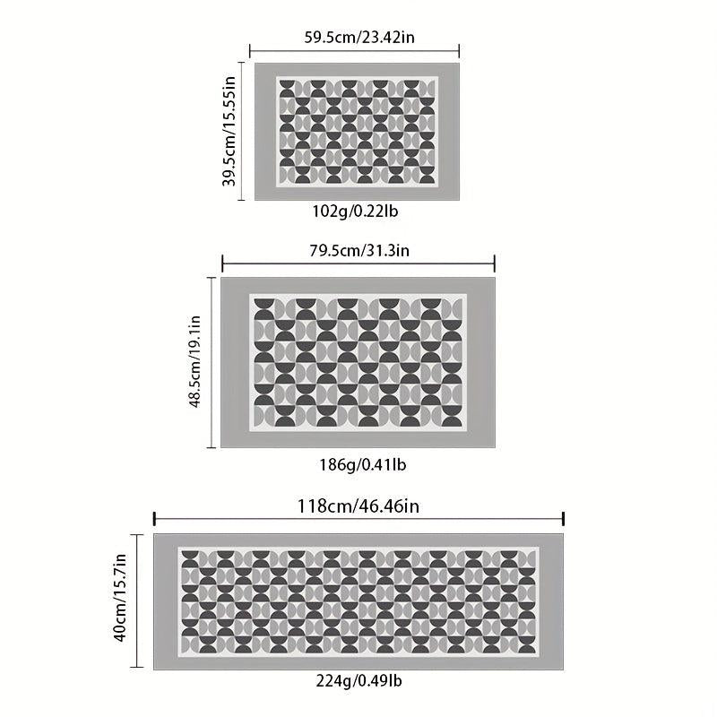 Printed Floor Mat Kitchen Rug Anti Fatigue Non Slip Waterproof Home Decor
