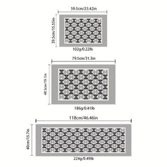 Printed Floor Mat Kitchen Rug Anti Fatigue Non Slip Waterproof Home Decor