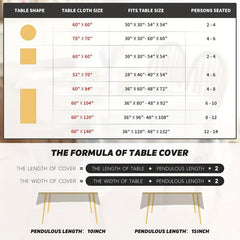 Waterproof Wild Flowers Tablecloth for Party Rectangle Table