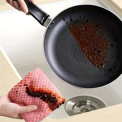 10pcs Dish Towels Non-stick Kitchen Rag Absorbent Scouring Pad