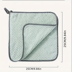 10pcs Dish Towels Non-stick Kitchen Rag Absorbent Scouring Pad