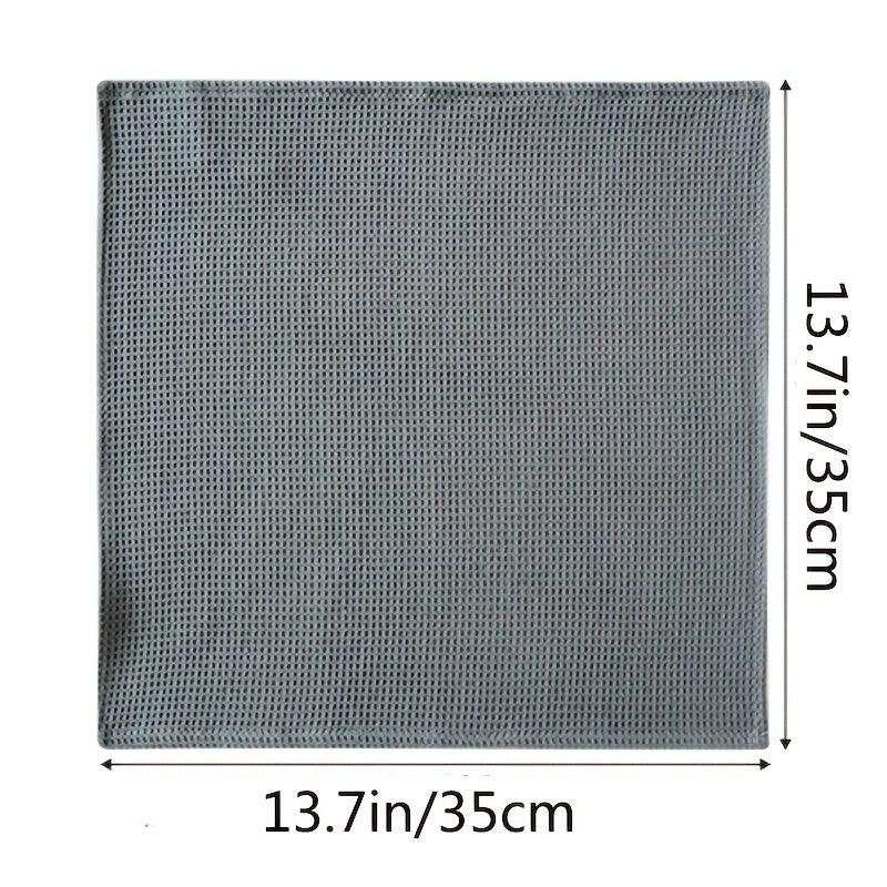 4pcs Thickened Waffle Dish Towels Kitchen Cleaning Cloth Absorbent Mixed