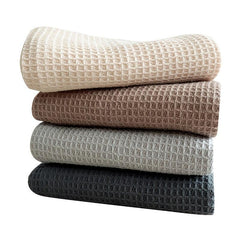4pcs Thickened Waffle Dish Towels Kitchen Cleaning Cloth Absorbent Mixed