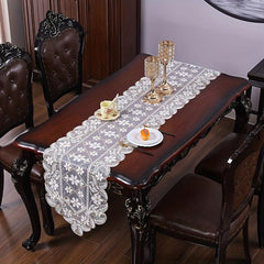 Polyester Table Runner Solid Style Holiday Decoration Fabric Tablecloth