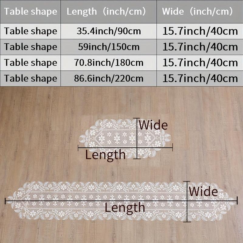 Polyester Table Runner Solid Style Holiday Decoration Fabric Tablecloth