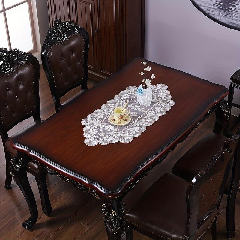 Polyester Table Runner Solid Style Holiday Decoration Fabric Tablecloth